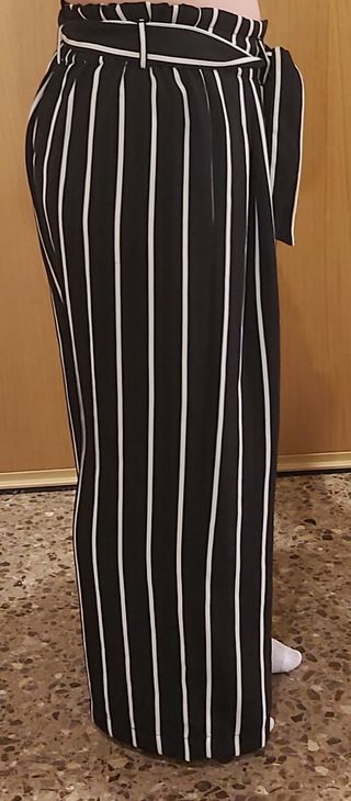 Pantalón rayas mujer