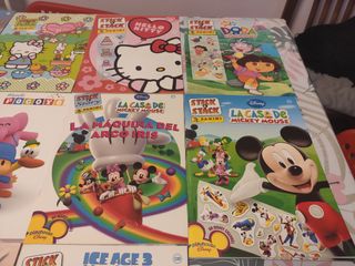 Cuaderno de pegatinas y dibujos