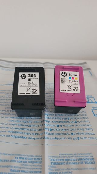 Tinta HP 303 Cartuchos negro y tricolor 