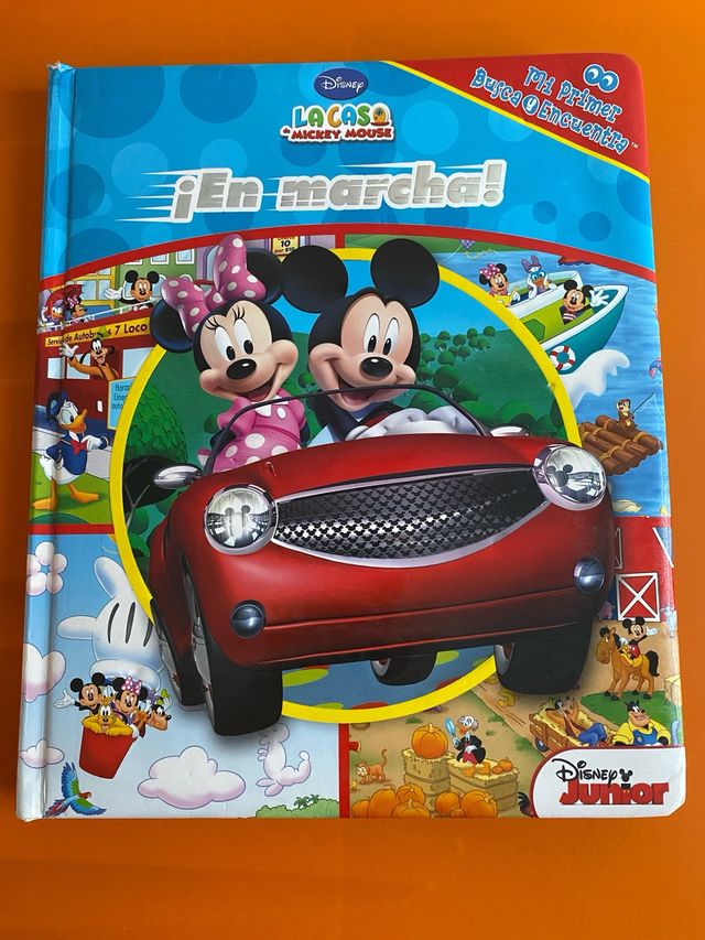 libro mickey mouse mas puzle