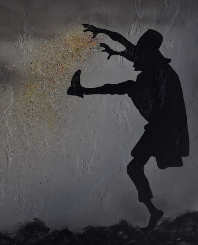 Andrea Busnelli, Omaggio a Kenny Random, 2017