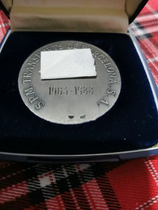 MEDALLA DE TRANVIAS DE BARCELONA S.A