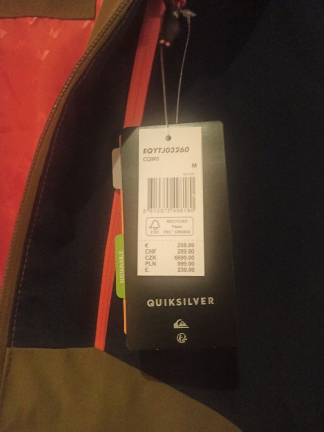 Chaqueta tecnica Quicksilver