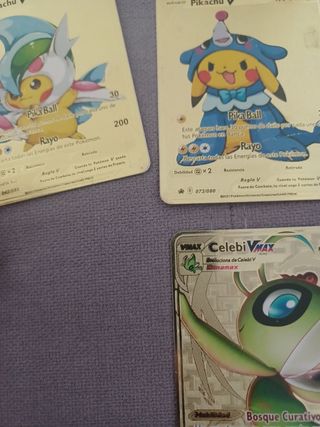 Cartas pokemon metálicas