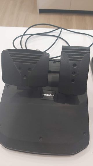 Conjunto de volante + pedales + palanca para PS2