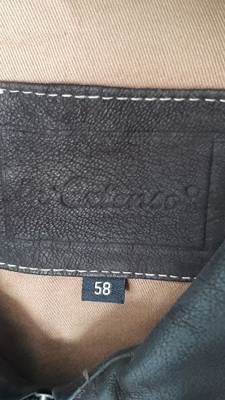 Cazadora piel In extenso