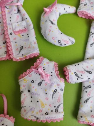 Pijamas para Barbie/dioramas ,a estrenar