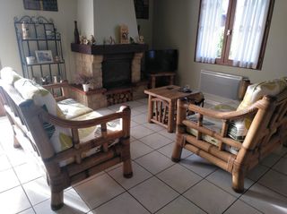 Sofás de bambú