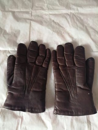 Guantes caballero, piel