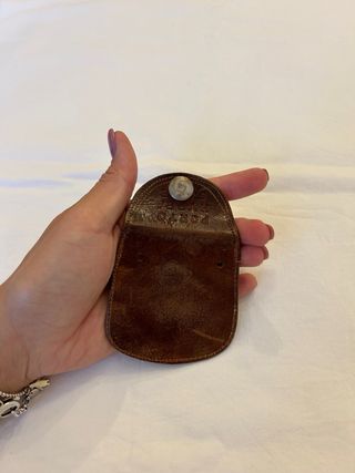 Porta monete in pelle