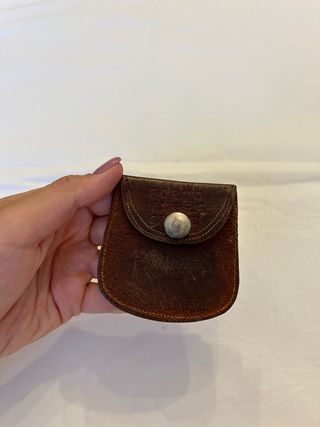 Porta monete in pelle