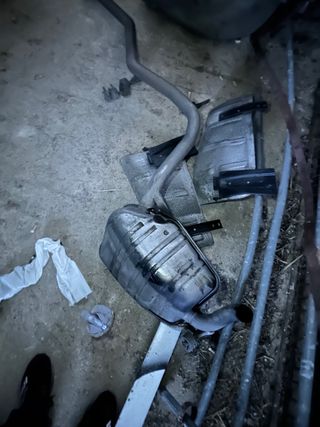 silenciador trasero w211