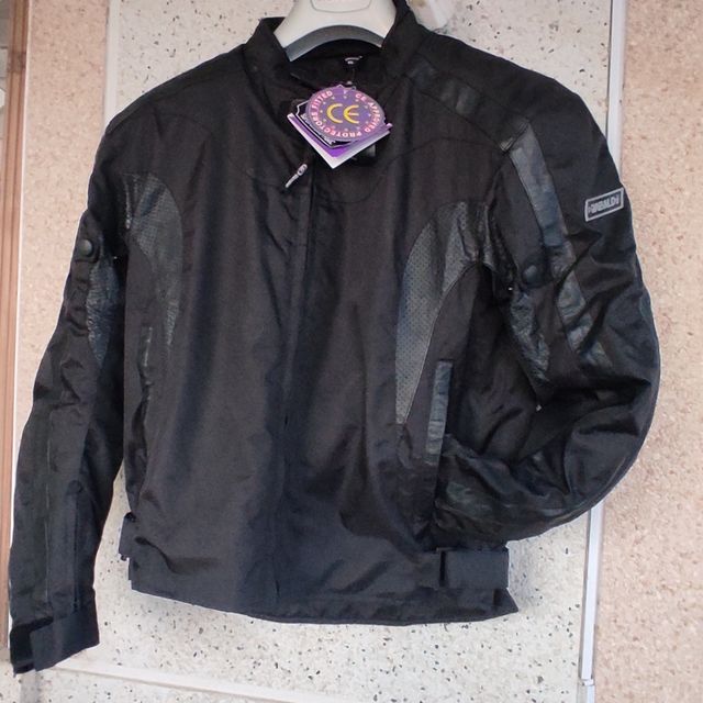 CHAQUETA PIEL Y CORDURA XL