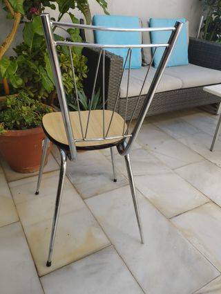 Silla retro vintage de cocina