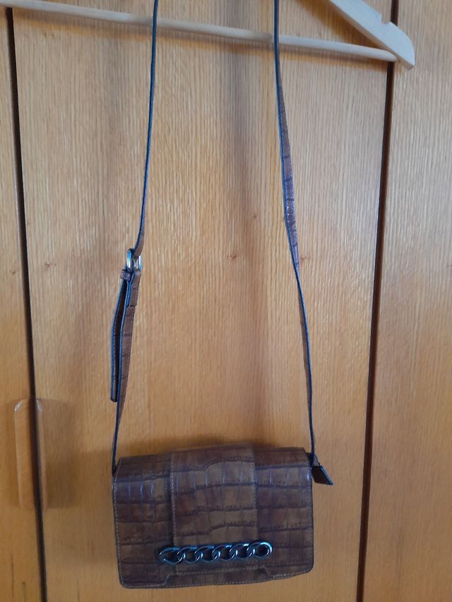 Bolso bandolera marrón