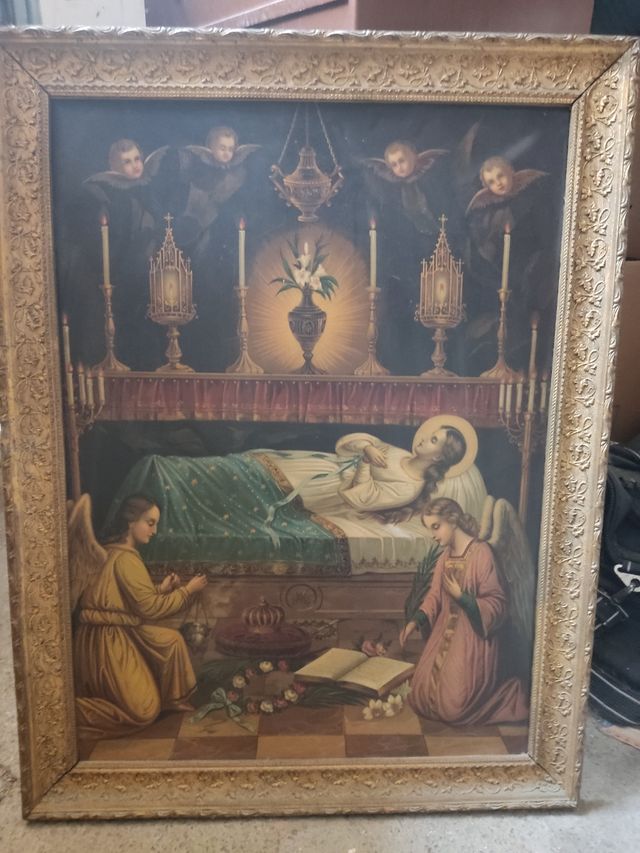 Antico dipinto religioso (tavola)