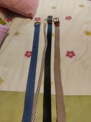 Cinturones de hombre, la unidad