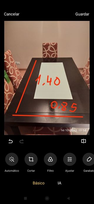 Mesa Salón+6 butacas