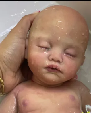 Reborn silicona platino