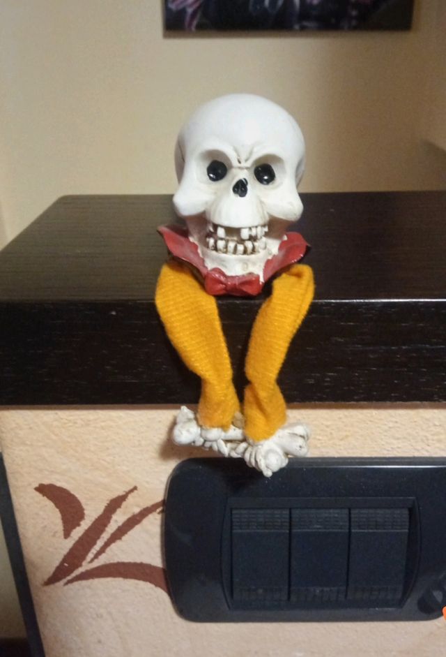 Ornamento teschio halloween