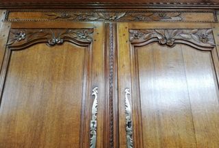 mueble platero restaurado roble