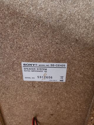 Altavoces sony