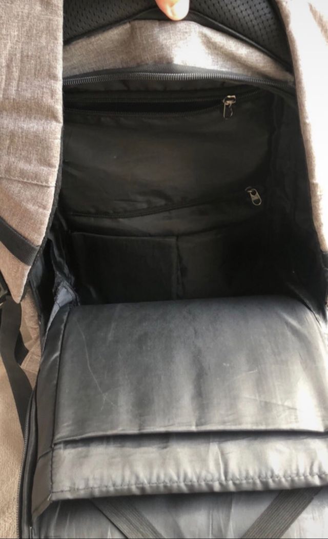 Zaino portatile grigio