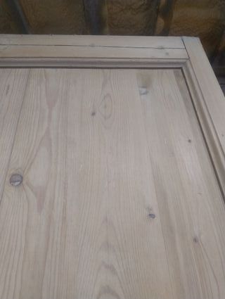 Puerta de pino maciza ideal cabecero de cama