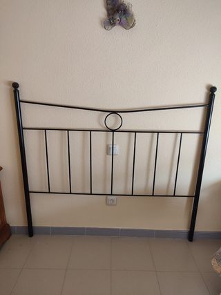 Cabecero 135 forja negra