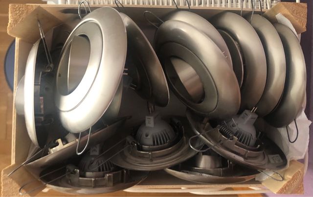 Foco ojo de buey con transformador y halógeno