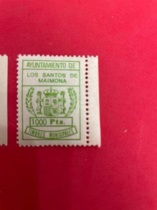 timbres fiscales sellos los santos de maimona
