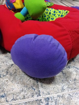 Coche de tela didactico