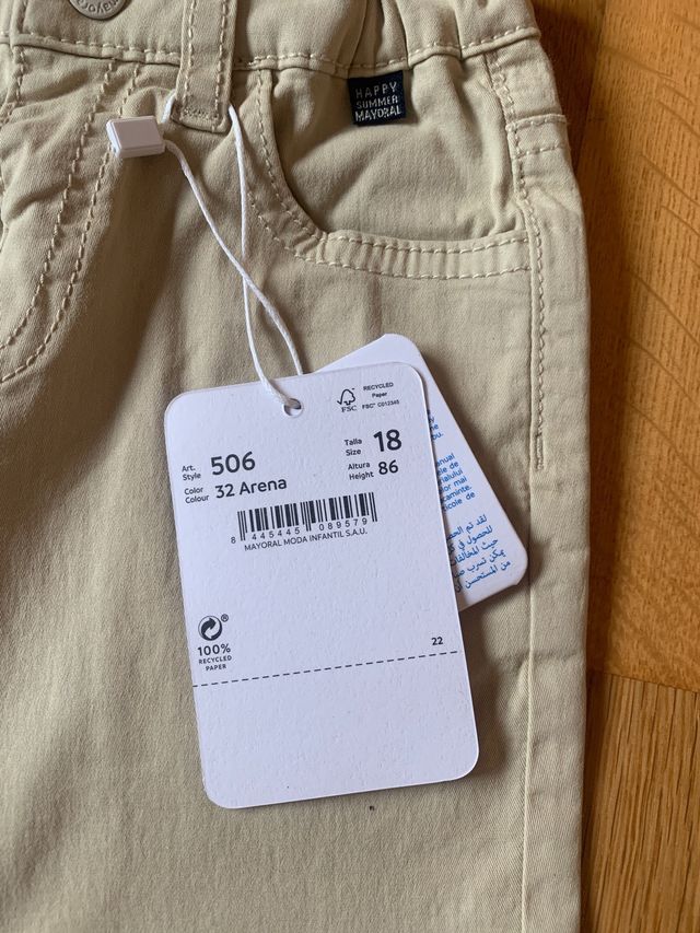 Pantalon arena Mayoral 18M NUEVO