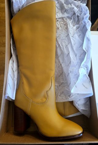 Botas altas de piel de napa Slowlove talla 39