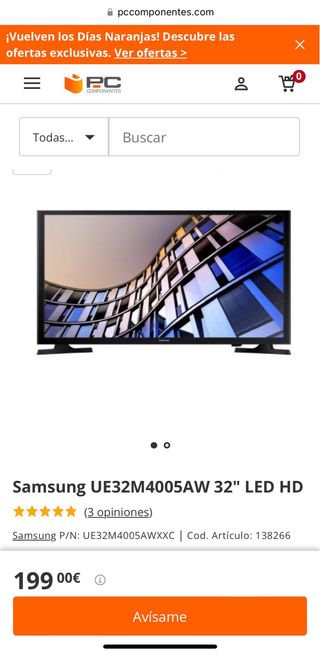 TV LED 32" - Samsung