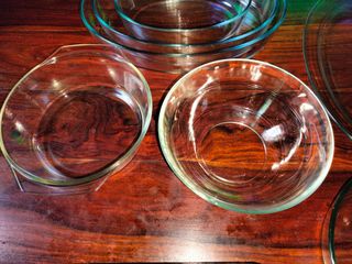 8 moldes Vidrio para Hornear.