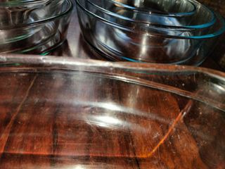 8 moldes Vidrio para Hornear.