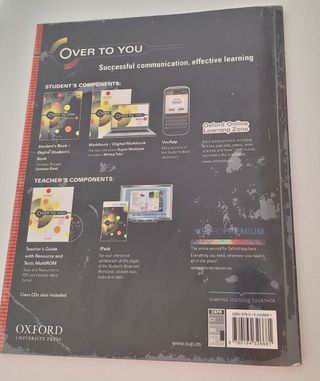 Libro inglés Over to you 1 bachillerato