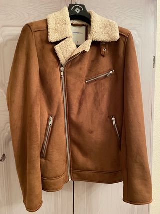 Cazadora de hombre efecto ante doble faz