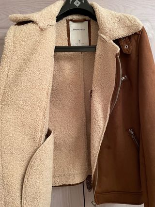 Cazadora de hombre efecto ante doble faz