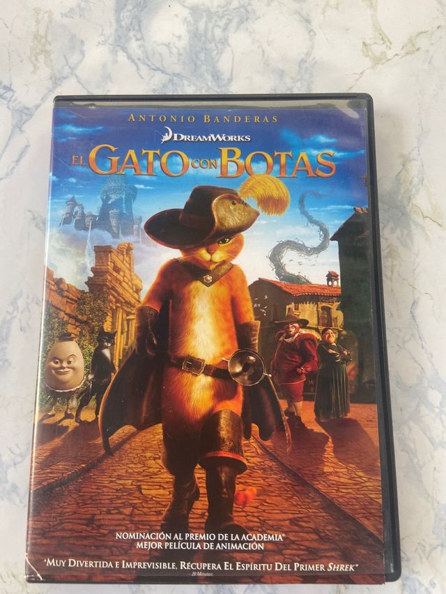 dvd El gato con botas 
