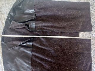 Chaqueta piel y lana Solivellas talla L vintage