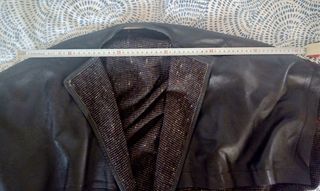 Chaqueta piel y lana Solivellas talla L vintage