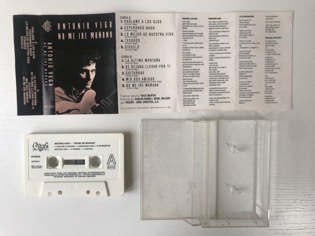 Cinta cassette original Antonio Vega