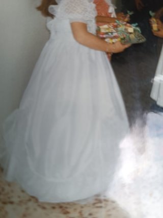 Vestido de comunión de niña vintage