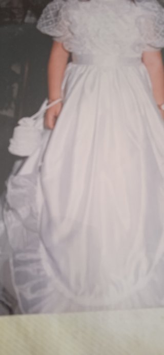Vestido de comunión de niña vintage