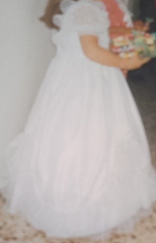 Vestido de comunión de niña vintage