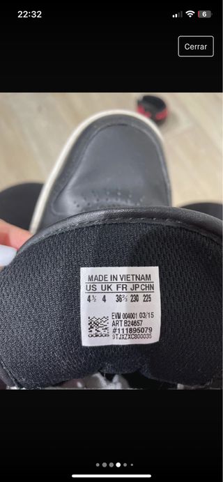 zapatillas deportivas Adidas vintage talla 36