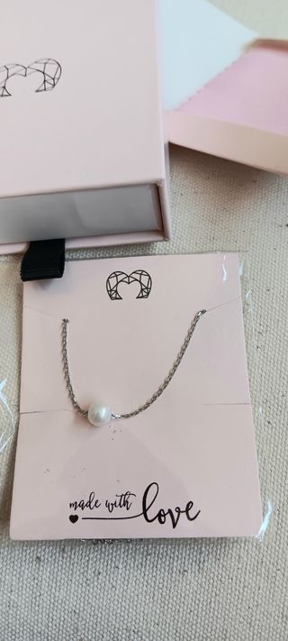 Collar perla de mar minimalista Lepetitemarie