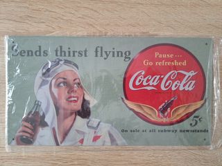 Cartel metálico Coca-Cola_4